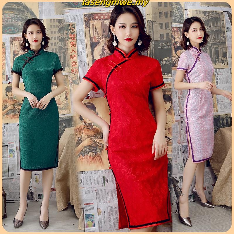 旗袍 Women cheongsam Dress 新年連衣裙 連衣裙 新年连身裙 旗袍改良版連衣裙 2025新年衣 chinese dress ...