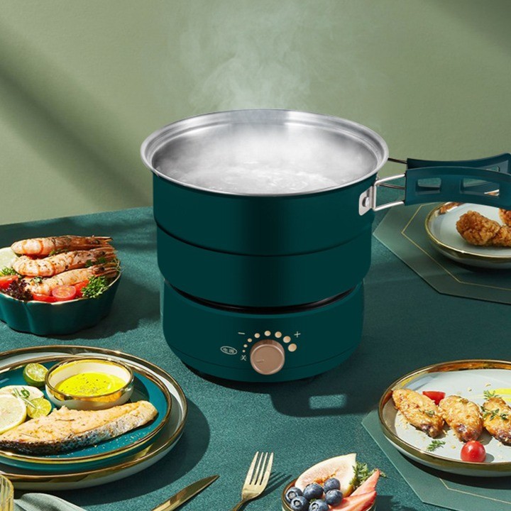 110V US standard portable folding travel electric cooker ...