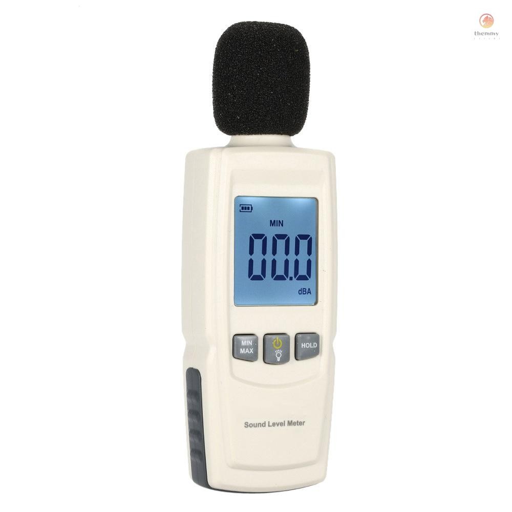 LCD Digital Sound Level Meter Noise Volume Measuring Instrument Decibel ...