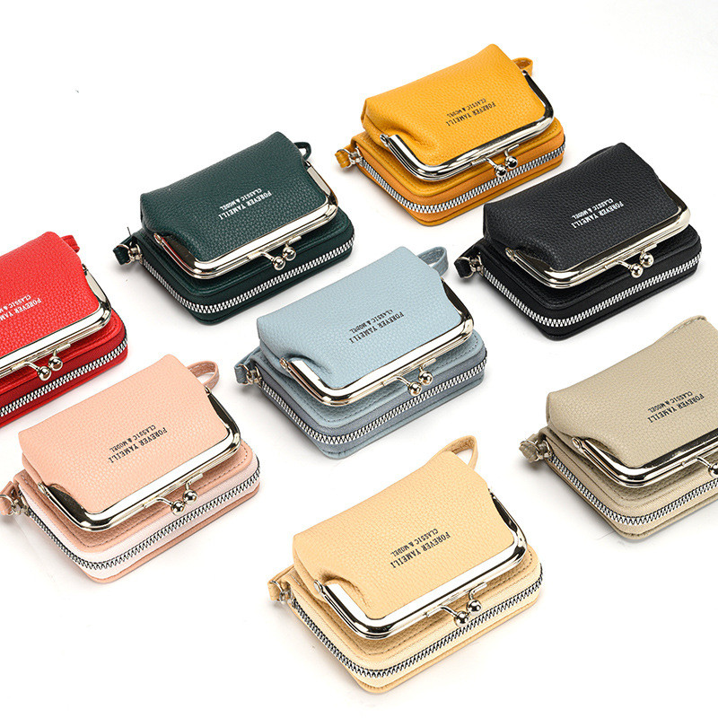 Short Thin Small Student Wallet 2025 New Style Cute Simple Coin Purse ...
