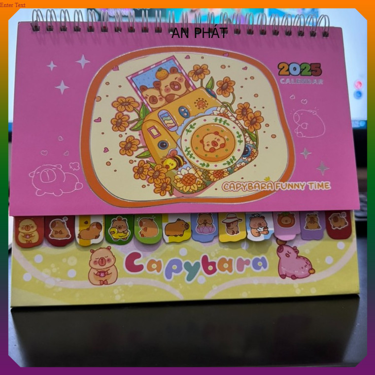 Coloring Desk Calendar 2025 