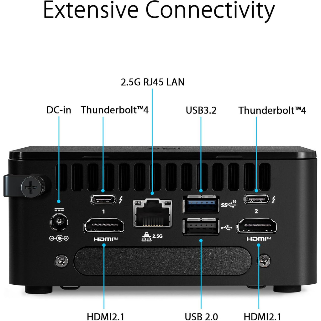 Asus NUC RNUC13ANKI500000I Intel i5-1340P Integrated Graphics Wi