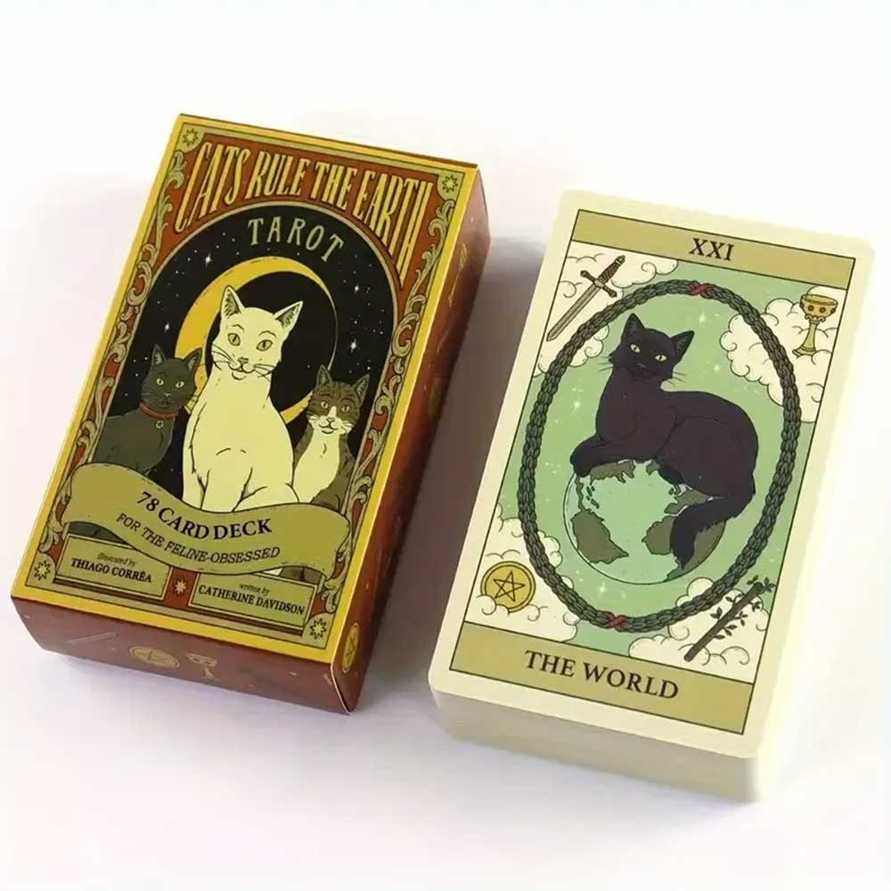 Cats Rule The Earth Tarot: 78 Card Deck and Guidebook for the Feline ...
