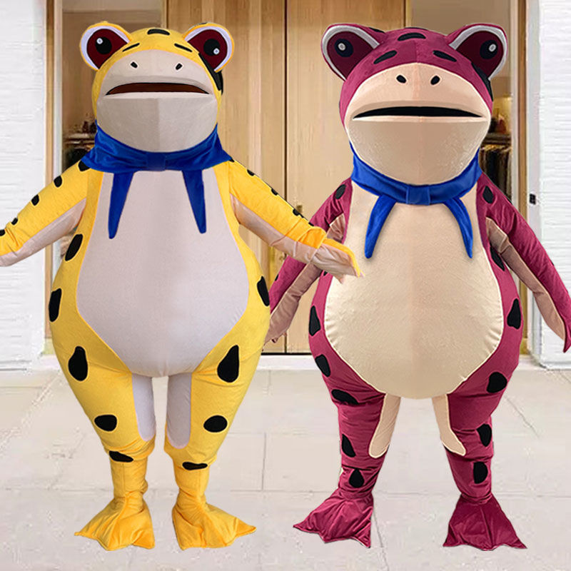 Inflatable Frog Doll Costume Doll Toad Sperm Funny Adult Wearing ...