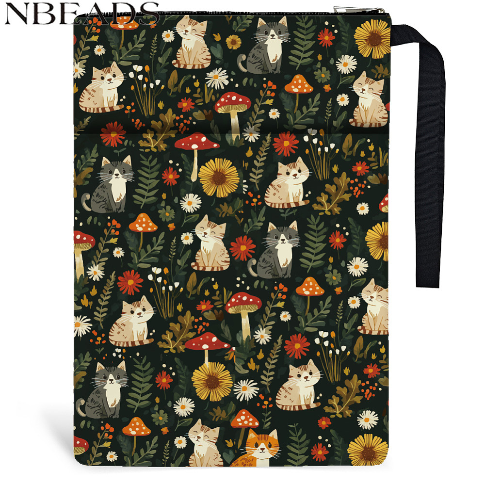 1pc Polyester Book Cover Notebook Wraps Rectangle Cat Shape 340x240mm ...