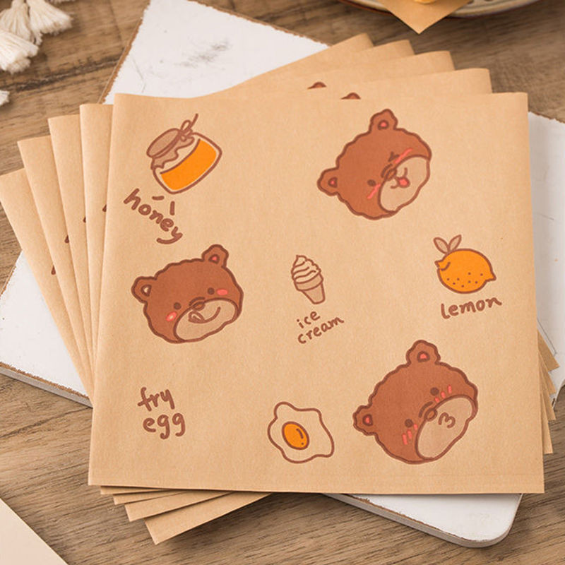 #[ Ready Stock] Style Kraft Paper Food Takeaway Packing Paper Bag ...