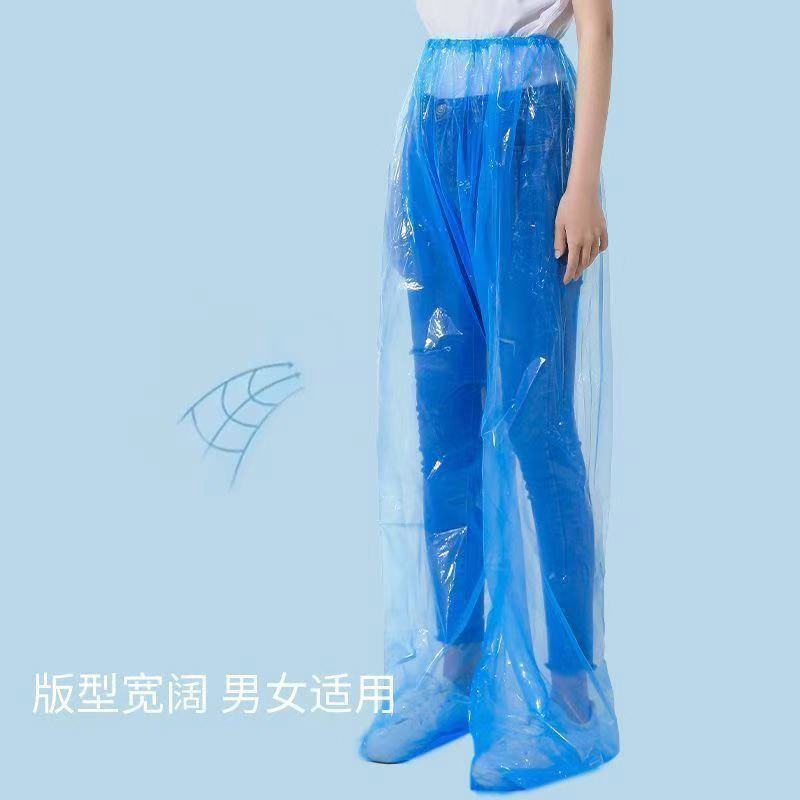 3 Pieces Disposable Children Rain Pants Adult Covered Foot Waterproof Foot Cover Large Size Thickened Shopee Malaysia
