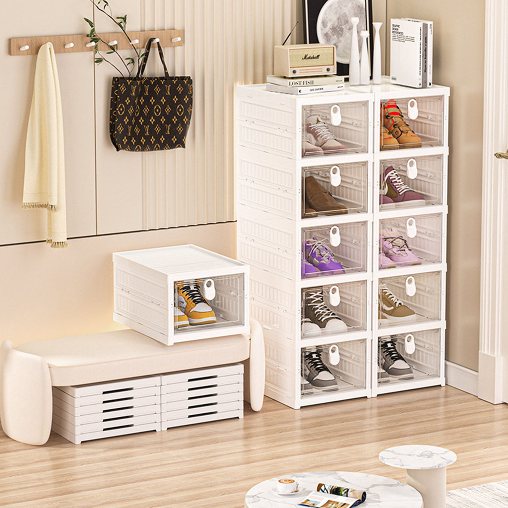 SKM Foldable Shoe Rack Easy Install Flip Open Design Rak Kasut L514 ...