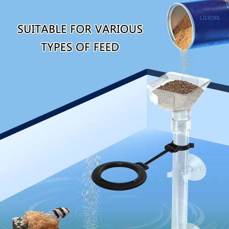 【CH】 Adjustable Fish Tanks Feeders Set Automatic Fish Feeders Pet Fish ...