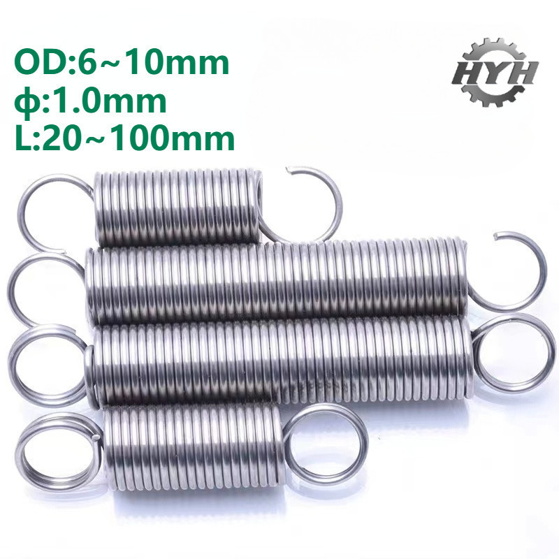 XNY]Tension Spring Wire Diameter 1.0mm OD10mm Length 20-300mm Draw