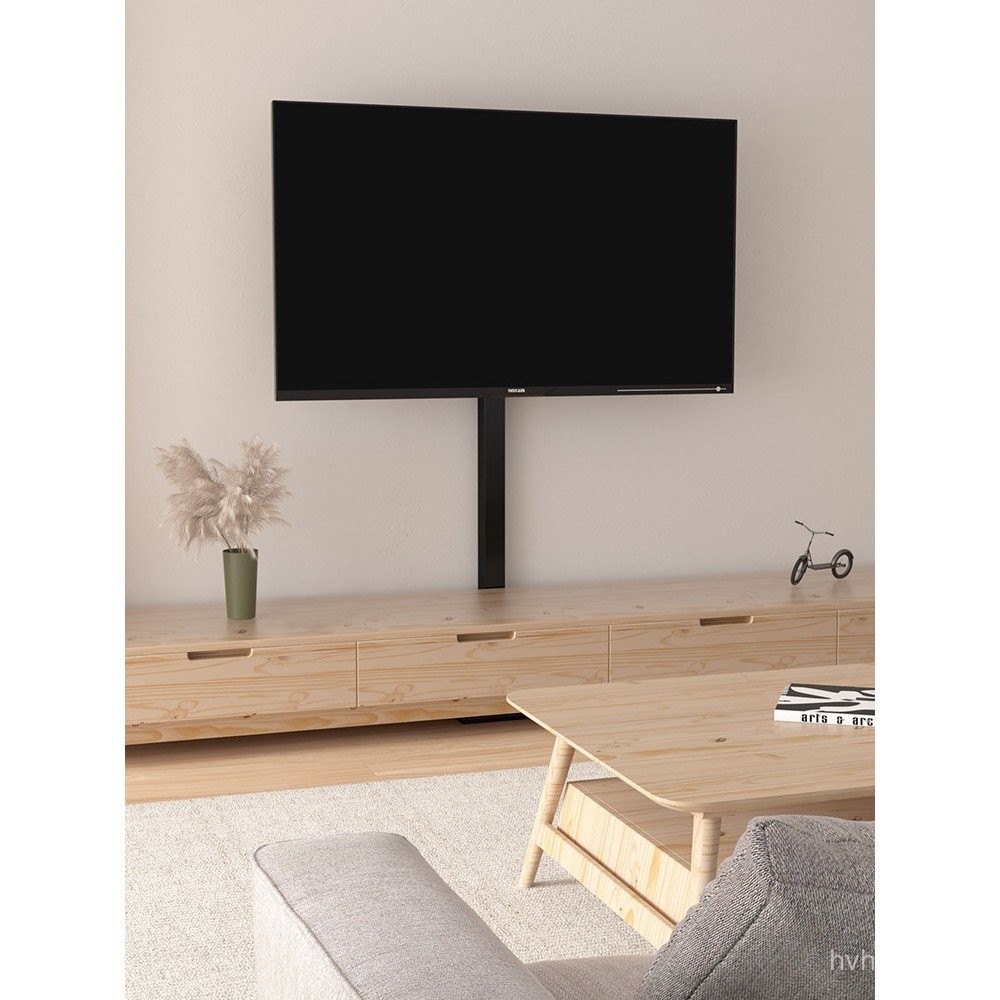 Tv Floor Stand Monitor Hanger Perforation-Free Display Elevator Movable ...