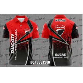 T-shirt Ducati Corse Personalizzata &ndash; Maglia Manica Corta Rossa, Nera O Bianca &ndash; Cotone Leggero