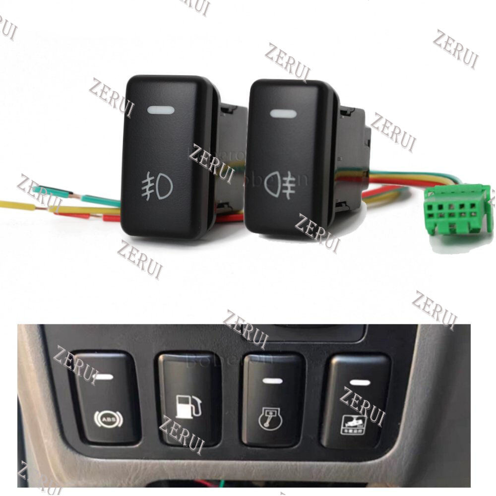 Blue FOG LIGHTS Push Button Switch For Toyota Tacoma Tundra 4Runner Hilux RAV4 - Foto 4