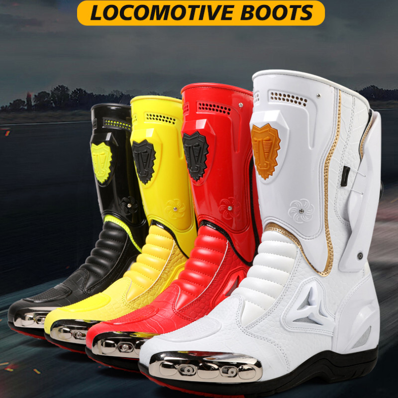 Waterproof Motorcycle Protective Boots Men Women Gear Shift Motorcycle ...