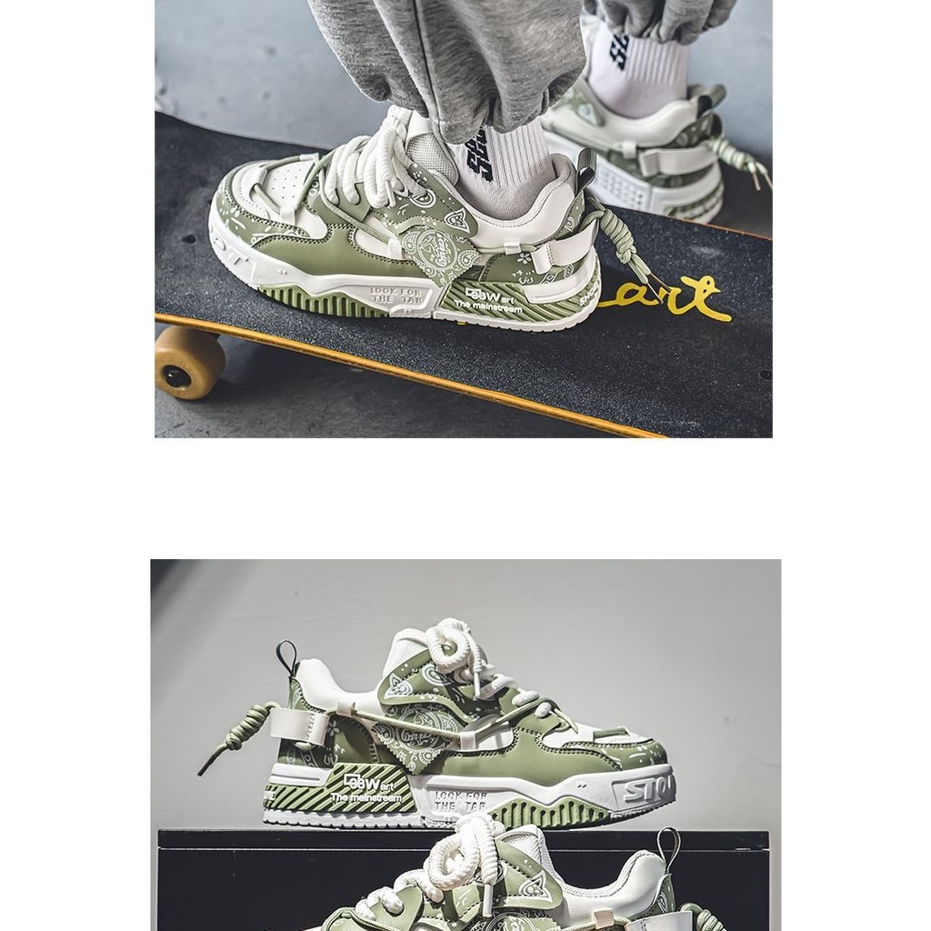 Fashion Skate Shoes Men's Sneakers Men Breathable Running Shoes Outdoor ...