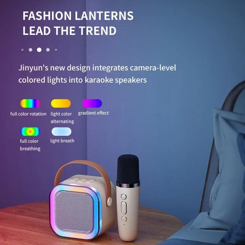 New K12 Karaoke Machine Portable Bluetooth Speaker With 1-2 Wireless ...