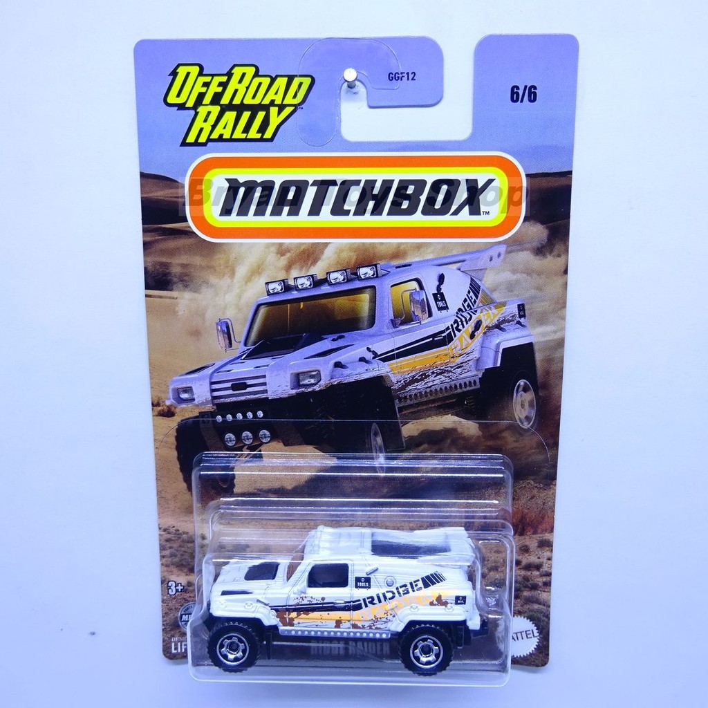 PUTIH Matchbox Offroad Ridge Raider White | Shopee Malaysia