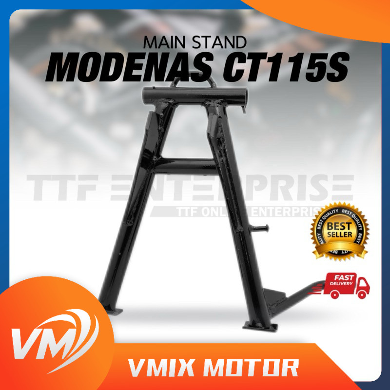 MODENAS CT115S MAIN STAND (900GRAM) TONGKAT TENGAH DUA JET MOTO MOTOR ...