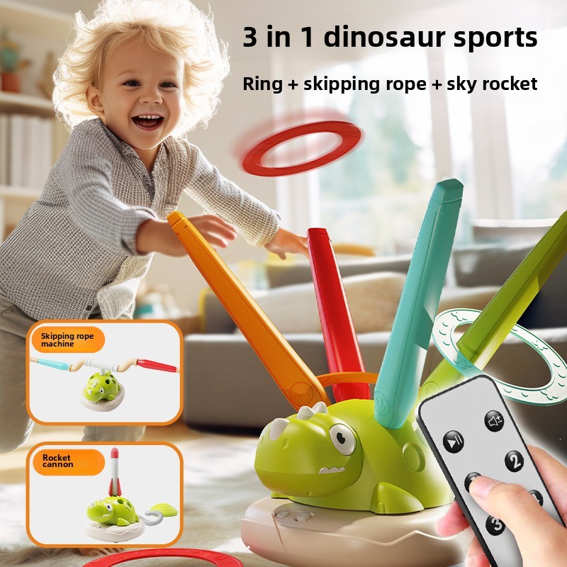 Dinosaur Toys Children'S Training Toys Jump Rope Loop Game Rocket ...