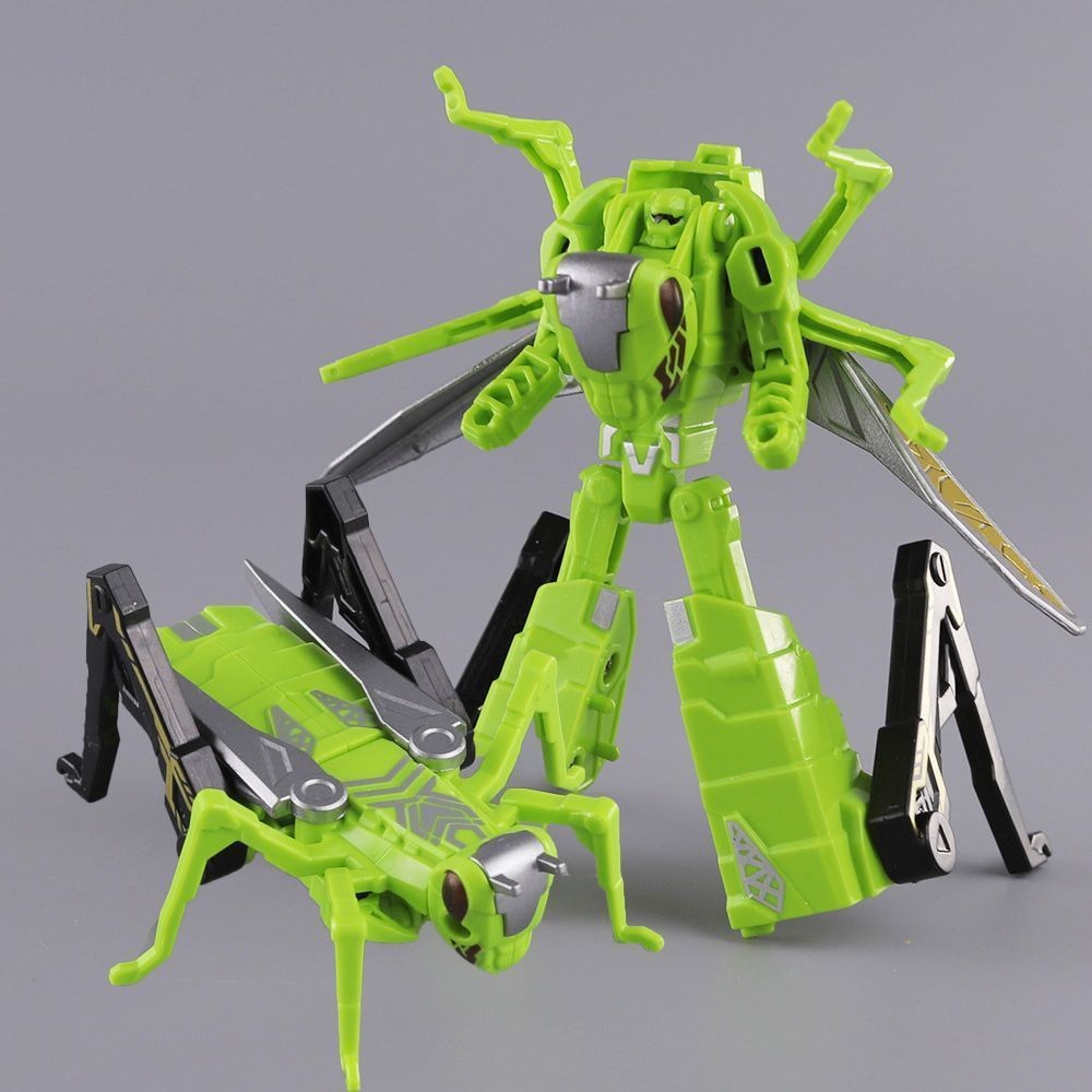 Wasp Long Halberd Big Beetle Robot Four-in-One Golden Boy Toy Children ...