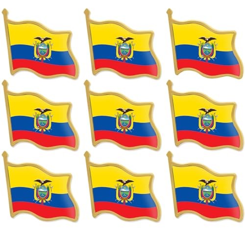 Ecuador Flag Pins Bulk - Metal Ecuadoran National Lapel Pin | Shopee ...