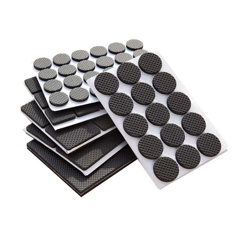 Self Adhesive Round Rubber Floor Protector Non Slip Furniture Pads ...