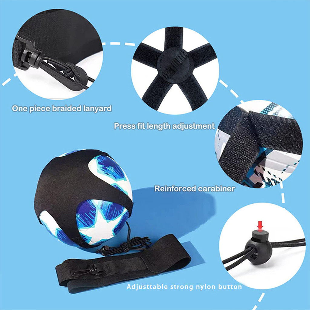 Football Training Juggling Kick Trainer Net, Soccer Training Device ...