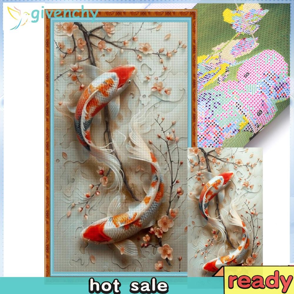 Full Embroidery Eco-cotton Thread 11CT Printed Girl Cross Stitch Kit