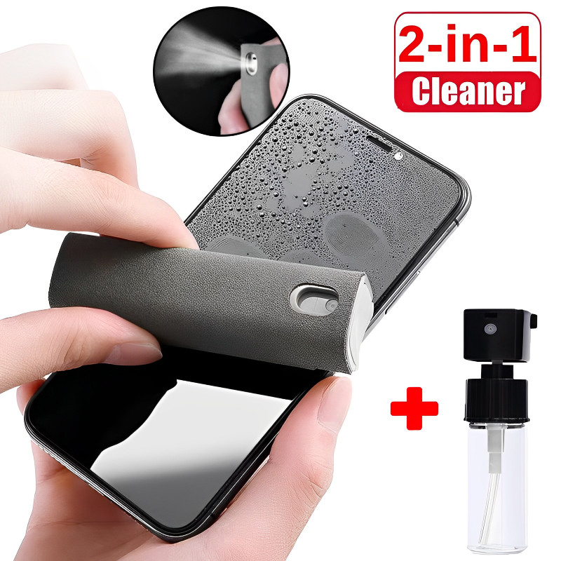 RONXMOR 2-in-1 Mobile Phone Screen Spray Bottle Computer Screen Cleaner ...