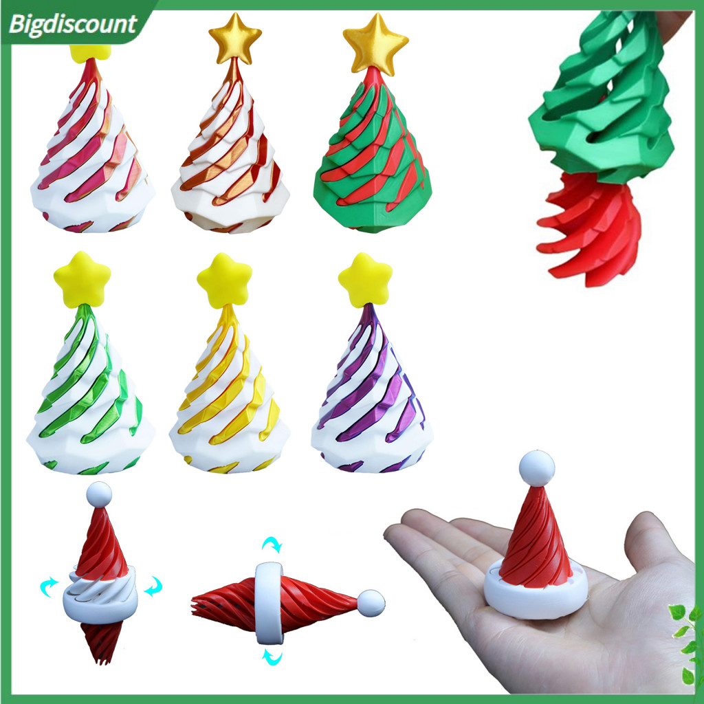 {BIG} 3d Printed Spiral Tree Pocket-sized Spiral Toy Mini Spiral Tree ...