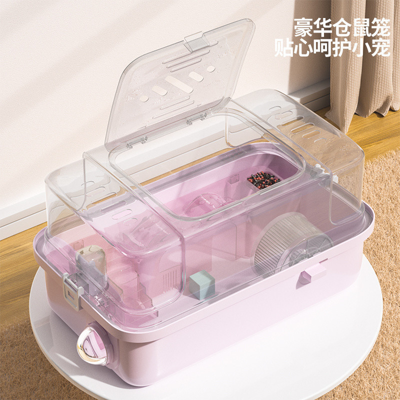 Picture of Shopee Official Hamster Cage Double Layer Outdoor Cage Breathable Nest ...