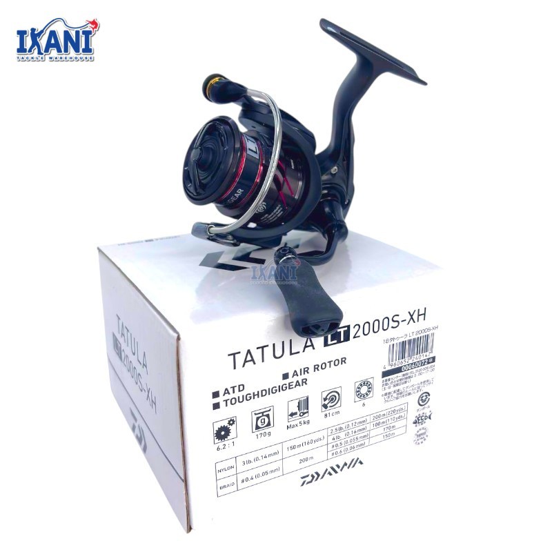 DAIWA TATULA LT 2018 Spinning Fishing Reel MESIN PANCING UL