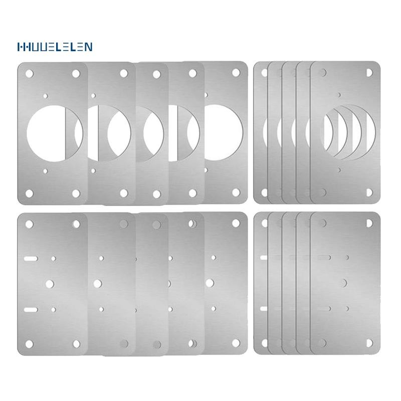10Pair Hinge Repair Plate Furniture Drawer Table Repair Mount