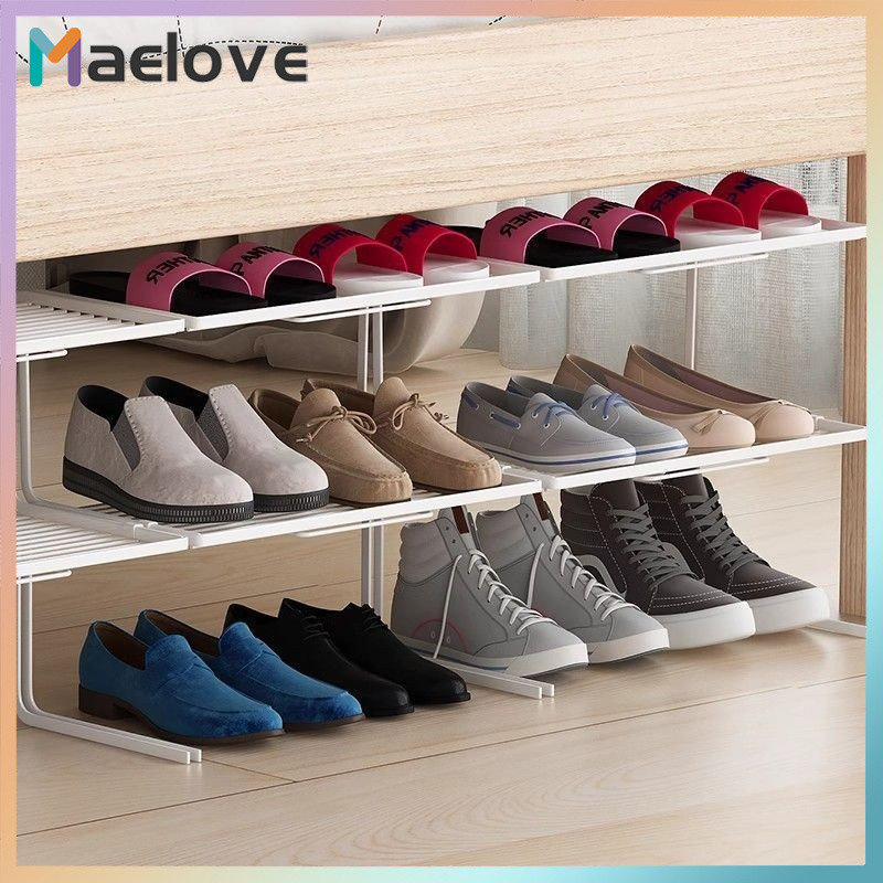 Shoe Rack Space Shoe Storage Handy Tool Under Desk Small Shoe Cabinet ...