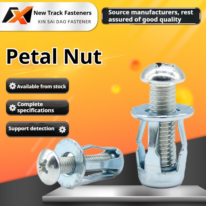 Galvanized Petal Rivet Nut Set-Carbon Steel Hollow Iron Sheet/Plastic ...