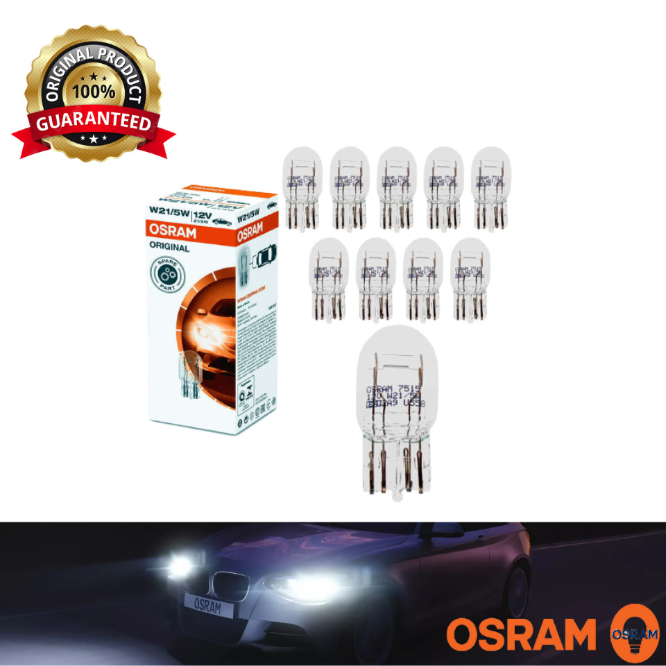 7515 OSR Osram W21/5W T20 (1891) 12V 21/5W W3X16Q (10PCS) | Shopee Malaysia