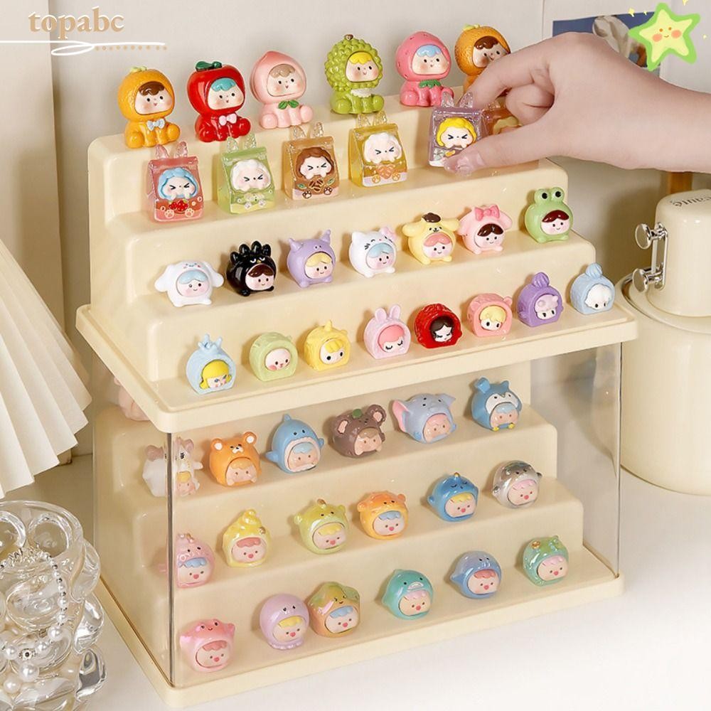 TOPABC Box Display Rack, Acrylic Multipurpose Display Cabinet, Popmart ...