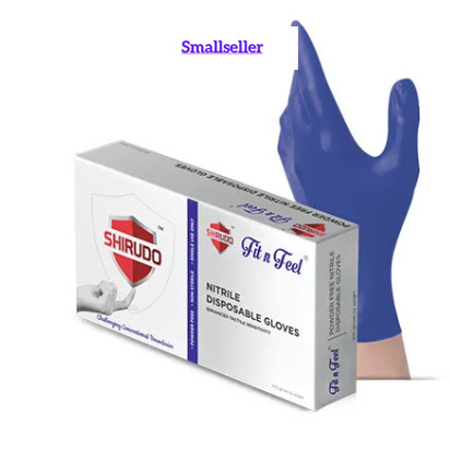 Kossan Fit n Feel Nitrile Disposable Gloves S/M/L 100pcs | Shopee Malaysia