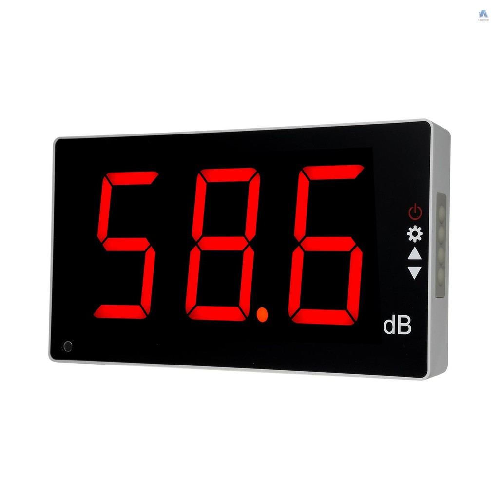 Sound Level Meter with Large LCD Screen Wall Mounted Digital Sound ...