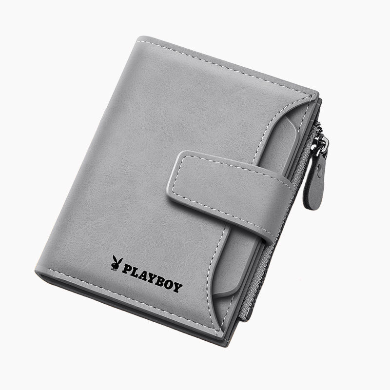 [Stok Ready] Dompet lelaki Playboy, klip wang jenis pendek lelaki, beg ...