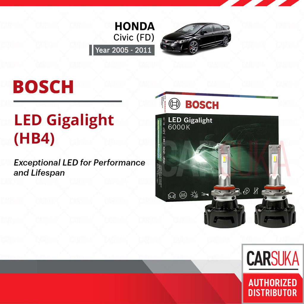 Bosch Gigalight Plus 120 H4 Headlight Bulb For Perodua MYVI / KELISA