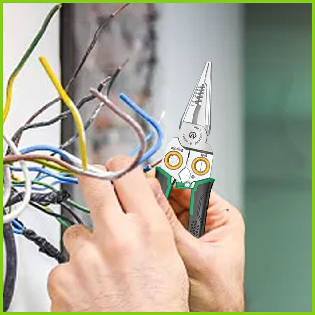 Wire Stripper and Crimping Tool 7-in-1 Cable Stripper Tool Wire ...