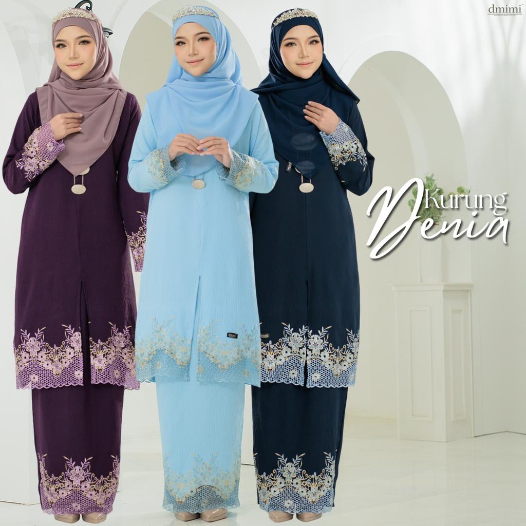DMIMI Baju Kurung Moden DENIA | Ironless Set Outfit | Small Size to ...