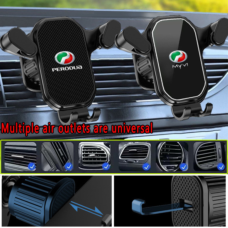 Perodua Car Gravity Phone Holder Air Vent Clip Mount Mobile Stand Car ...