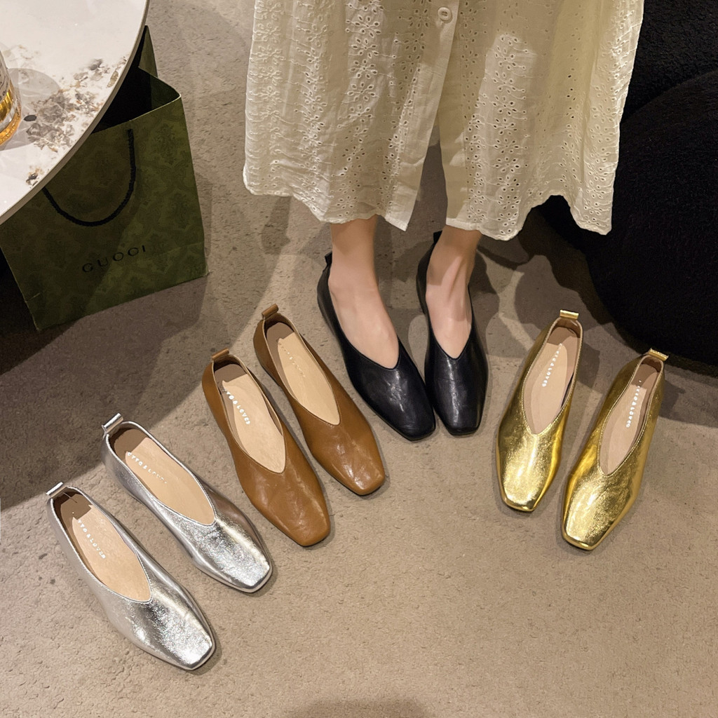 French Mary Jane Shoes Women Gentle Fairy Evening Style Flat Spring ...