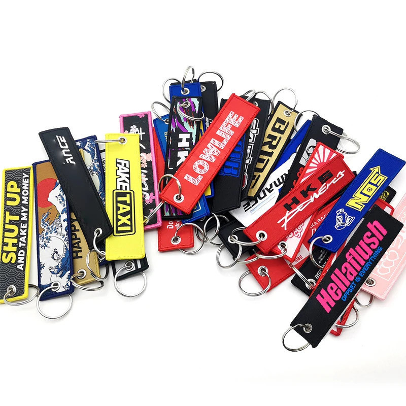 1pcs JDM Style Keychain Nylon weave statement fashion keychain | Shopee ...