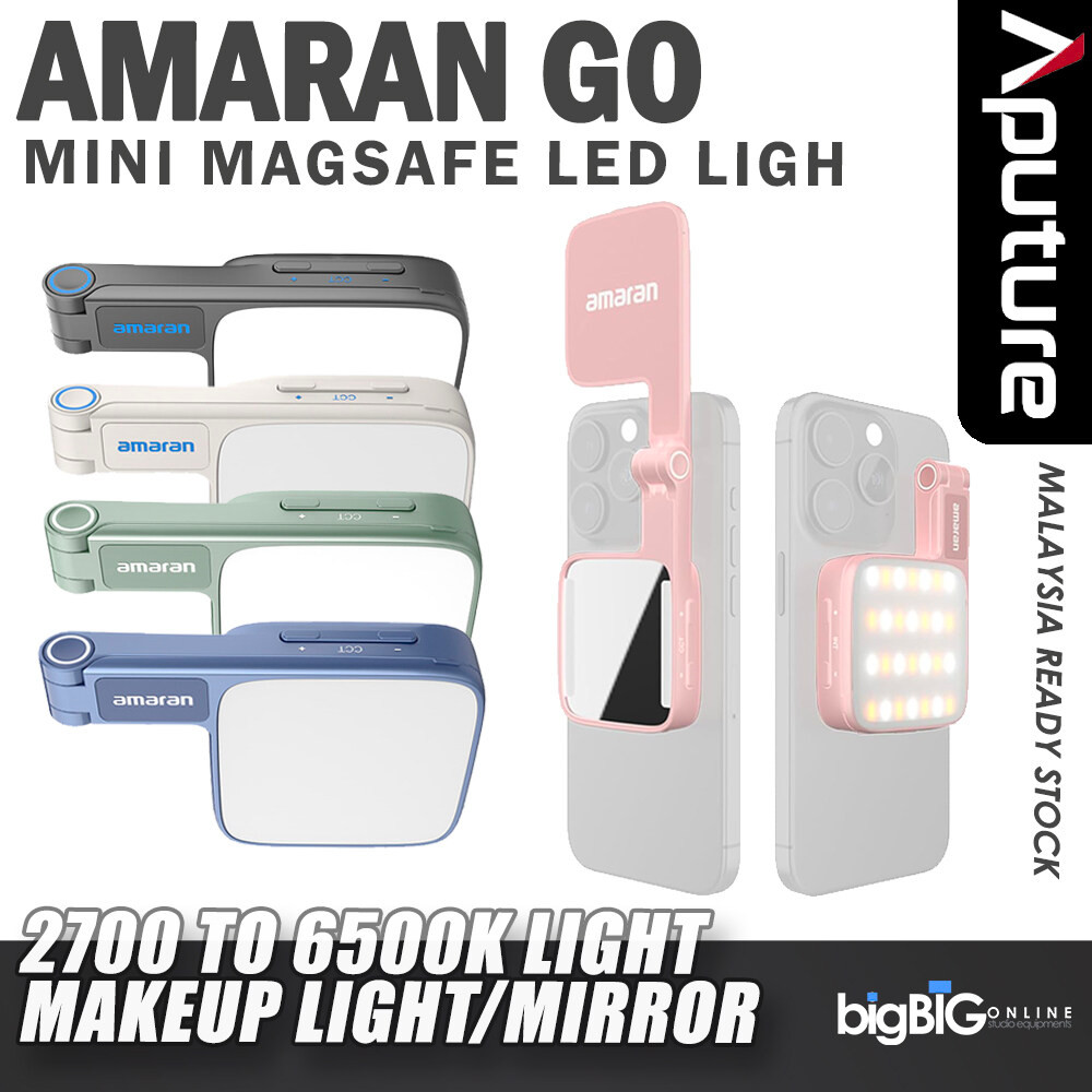 Aputure Amaran Go Mini MagSafe LED Light | Shopee Malaysia