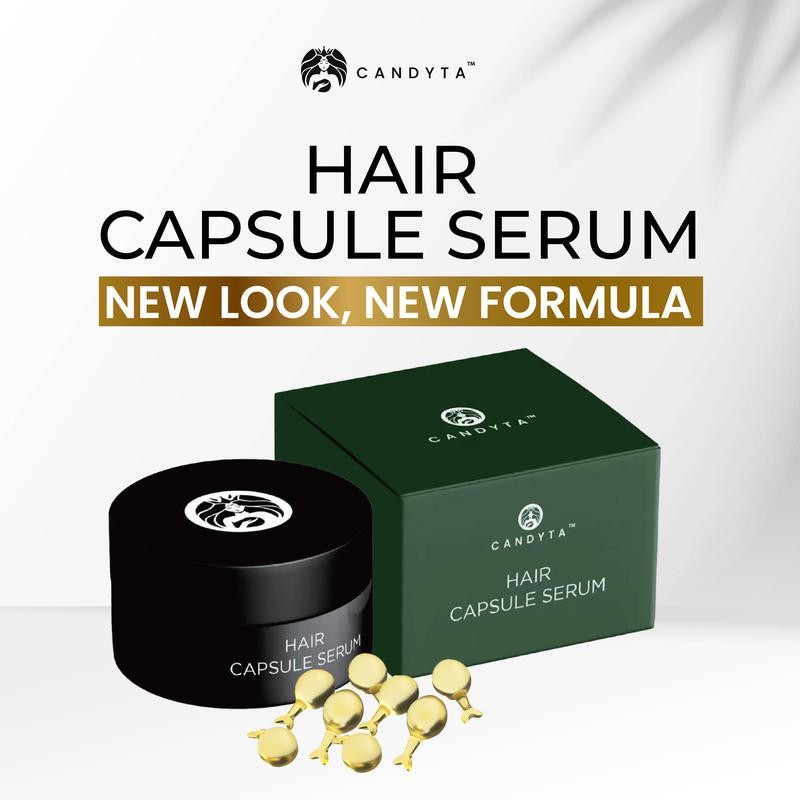 CANDYTA HAIR CAPSULE SERUM Vitamin All in One untuk Rambut dan badan ...
