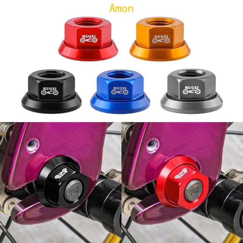 Amon Bike M10 Hubs Nut Flanged Before Rear Wheel Lock Screw Aluminum ...