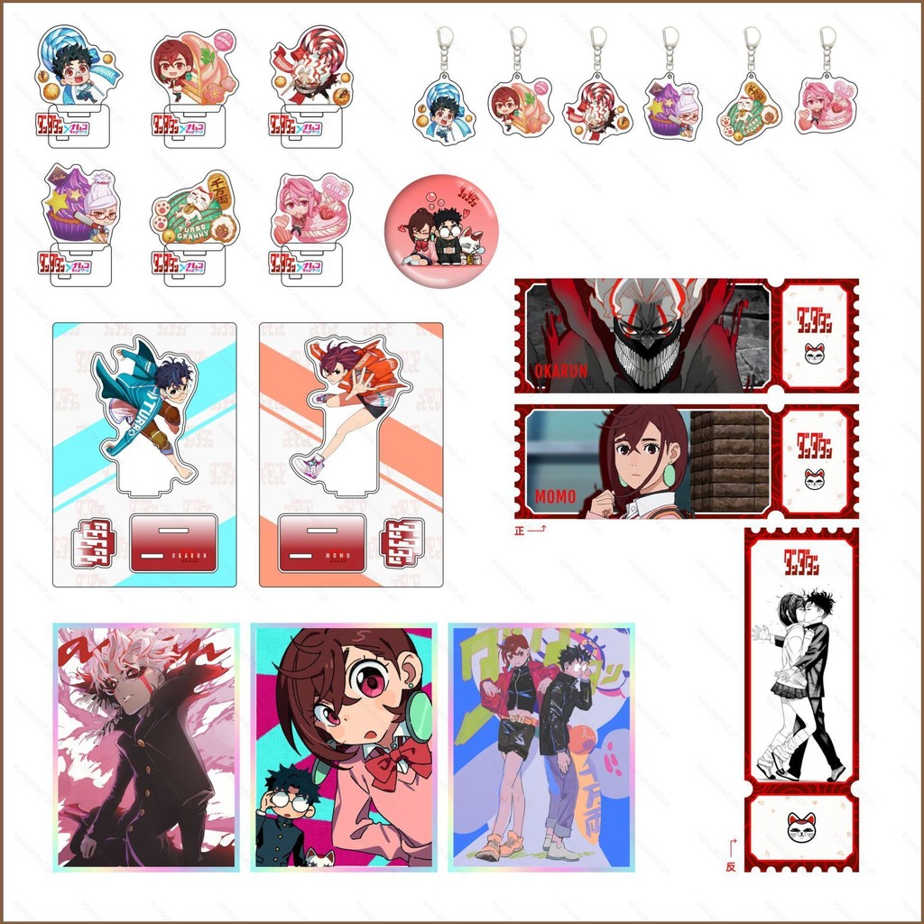 sy Dandadan Momo Ayase Ken Takakura Seiko Ayase laser ticket keychain ...